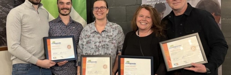 Défi OSEntreprendre: trois entreprises des Basques accèdent à l’échelon régional | Centre local de développement des Basques | Résolument partenaire